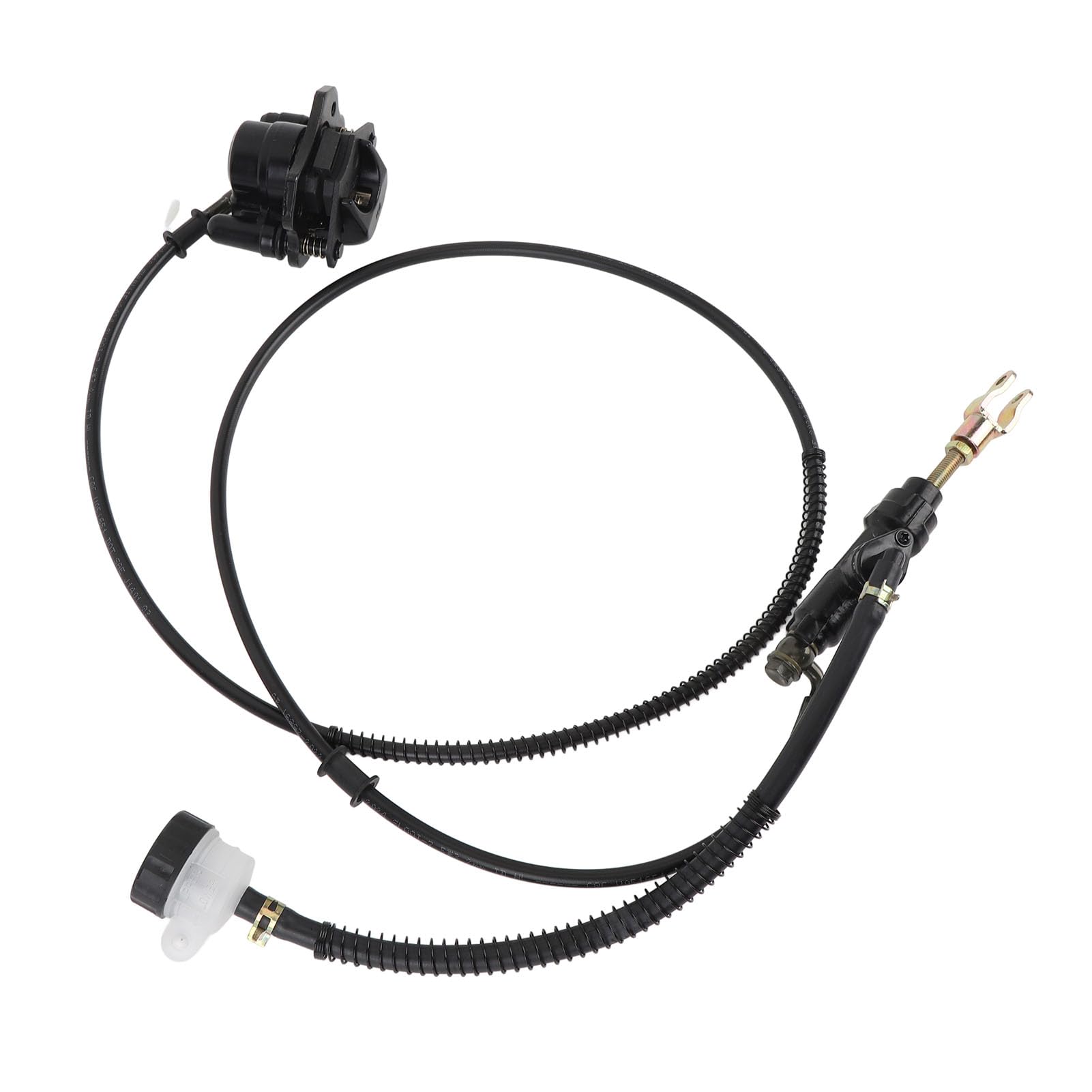 Generic Set di utensili per pinze freno a disco in lega di acciaio posteriore idraulico a disco con tubo da 1,5 m montaggio 64 mm 3 parti chiave per bici da kart ATV Quad Go