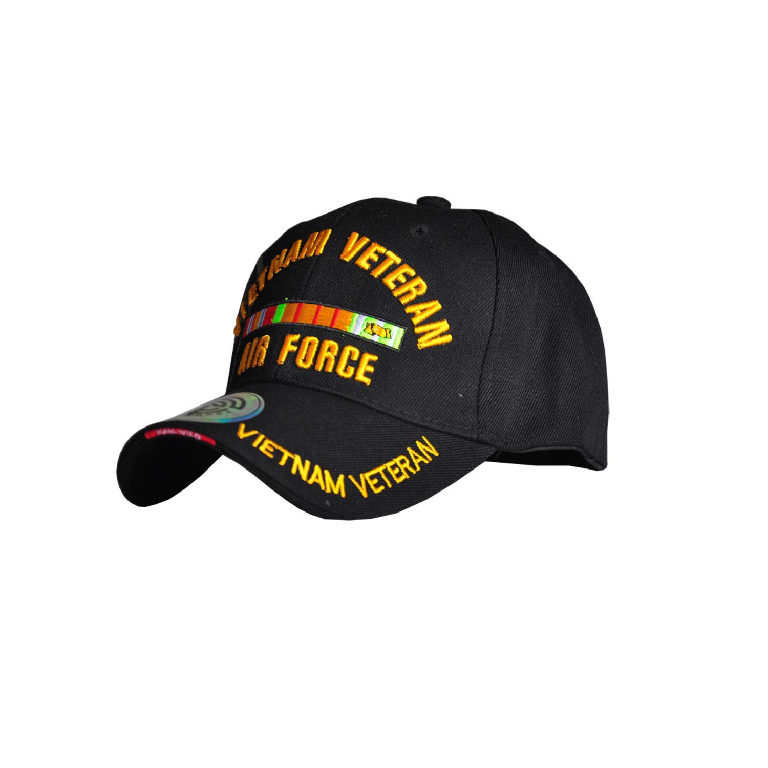 DPAINTouscapAir Force Vietnam Veteran Hat Embroidered Baseball Cap Duck Tongue Cap Sun Hat