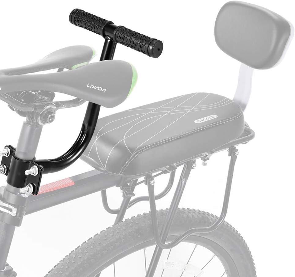 auvstar Universal Bicycle Back Seat Handle for Kids or Adults,Child Safety Carrier Bicycle handle,Universal Bike Rear Seat Armrest for Kids or Adults