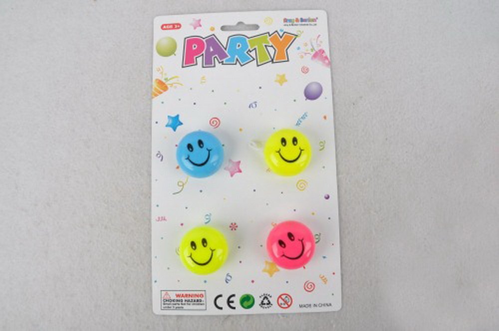 Unique Party – Lot De 4 Yo-yo En Plastique 4 Cm – Sacs Surprise Ou Prix De Fête