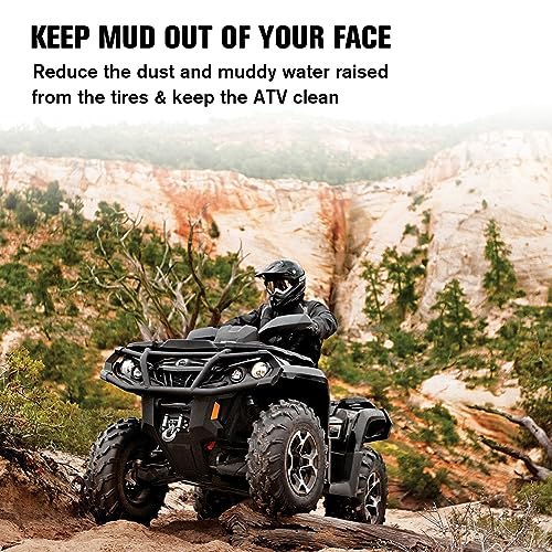 Image of Fender Flares Mud Flaps Mud Guards Heavy Duty Front Rear Extended Mud Flaps Kit Can-Am Outlander 500 570 650 800R 850 1000 Max 2013-2021 Accessorries (Replace #715001764)