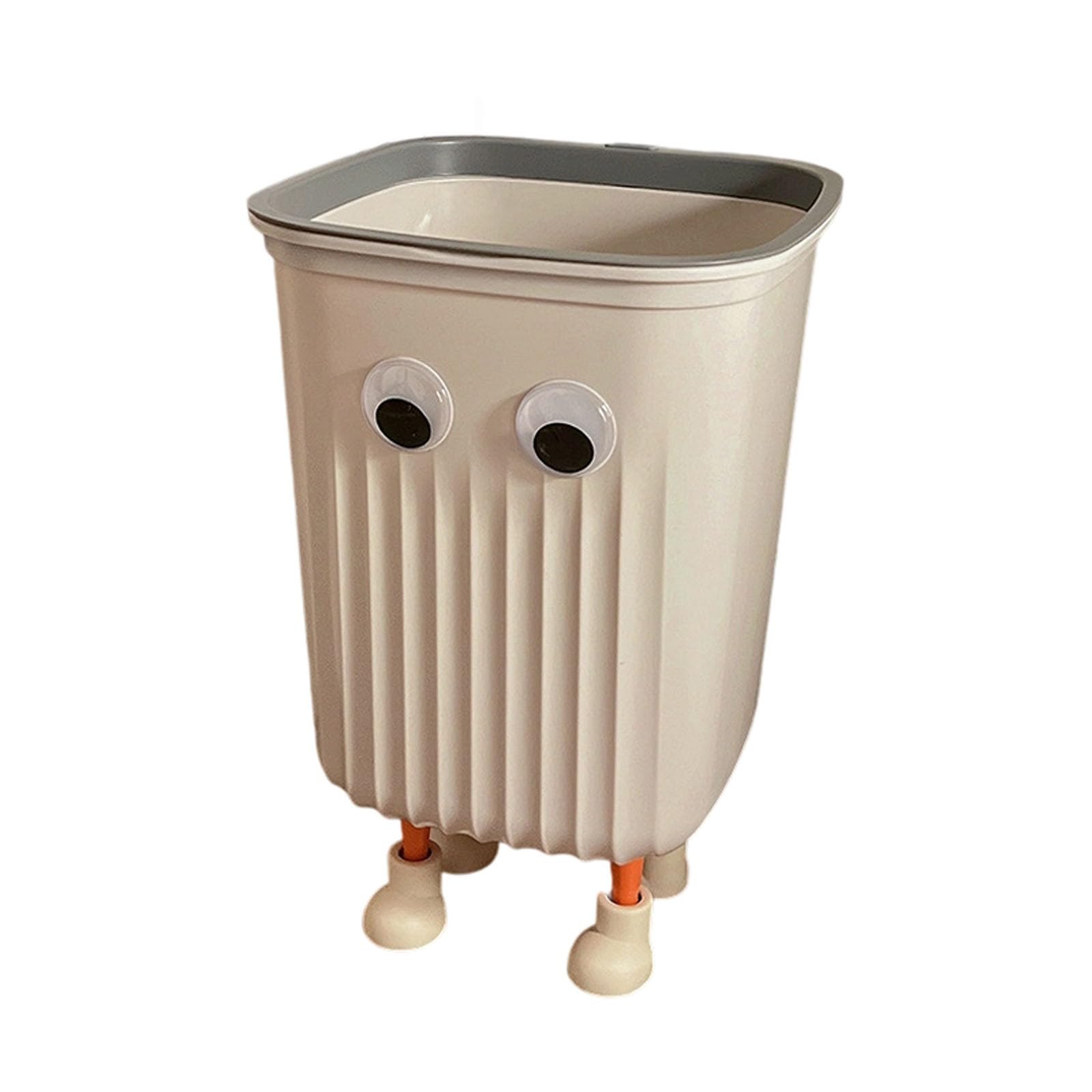 Garbage Cans for Kitchen Commercial Small Capacity Cartoon Small Trash Can Compact Plastic Lightweight Garbage Cans for Kitchen