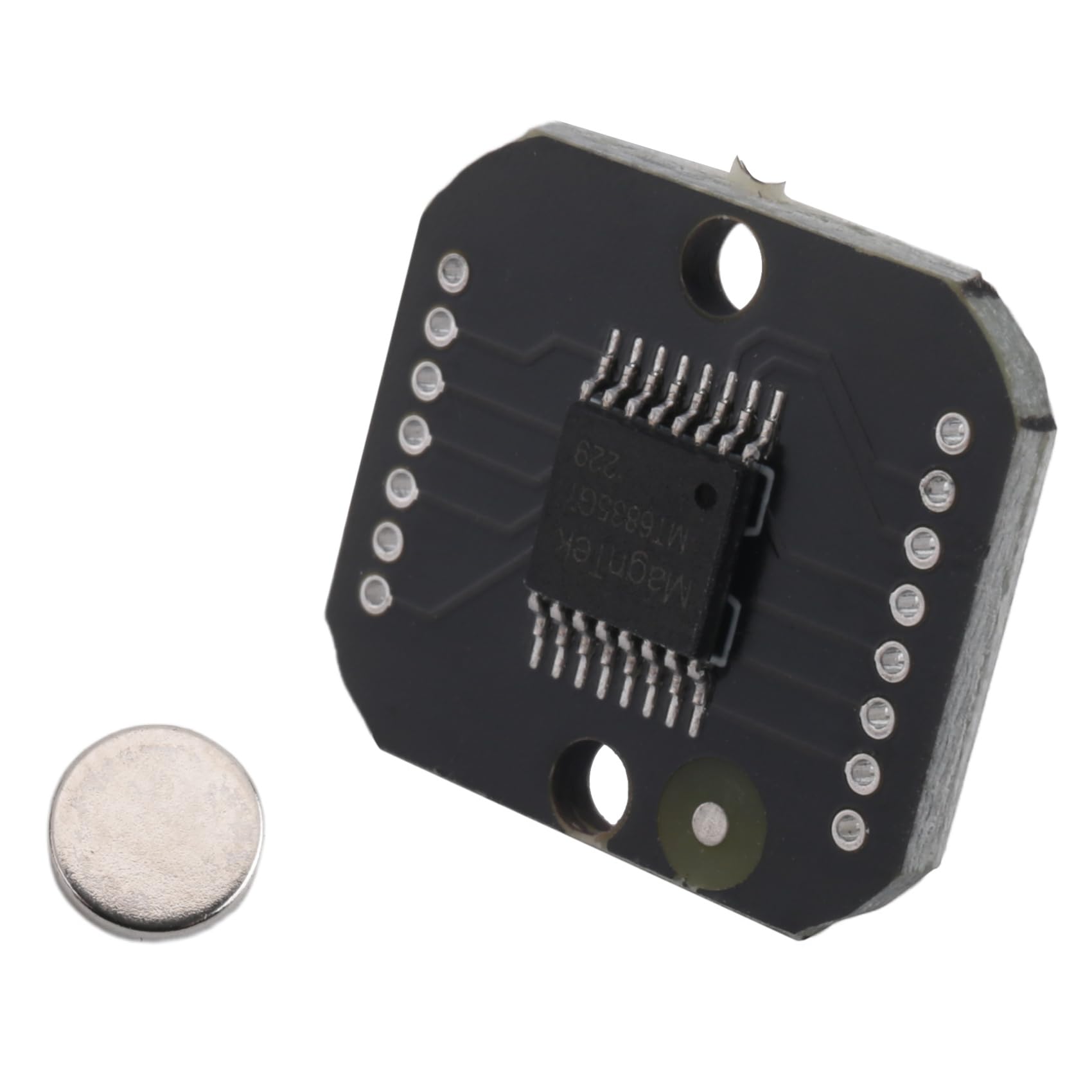 5X MT6835 Magnetisches Encodermodul PWM/SPI Bürstenloser Motor 21BIT Encoder Kann AS5048 Ersetzen