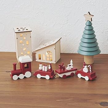 Amazon.co.jp: スリーコインズ クリスマストレイン 2点セット