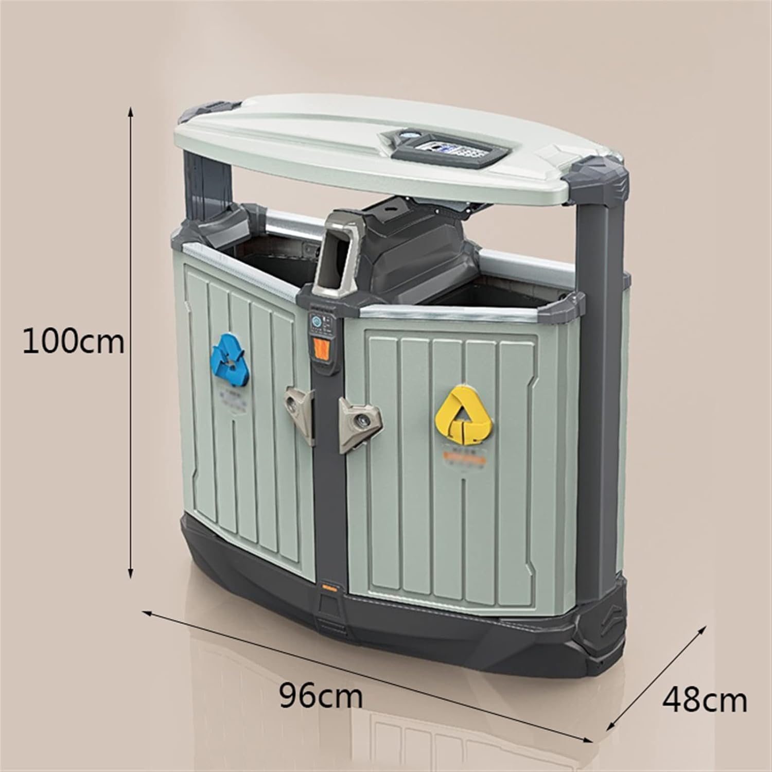 Buy HONGYIFEI2021 Large Trash Can Luxury Outdoor Trash Can Outdoor