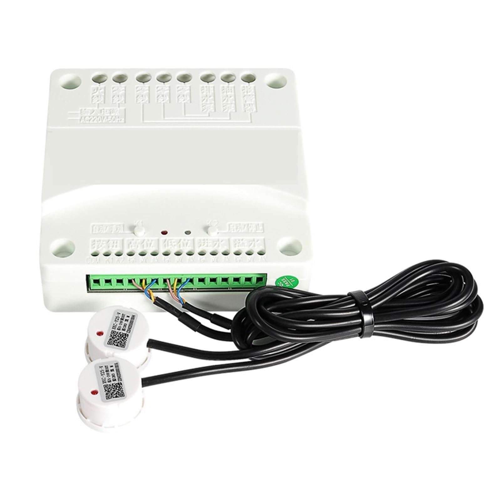 Sensor de nivel de agua, Controlador automático de nivel de drenaje y suministro de agua XKC-C382 Sensor de nivel de agua Sensor de nivel sin contacto Sensor de nivel de agua(3P-ingress 12-24v)