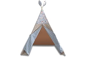 Boho Teepee Tent for a Whimsical Childhood Adventure