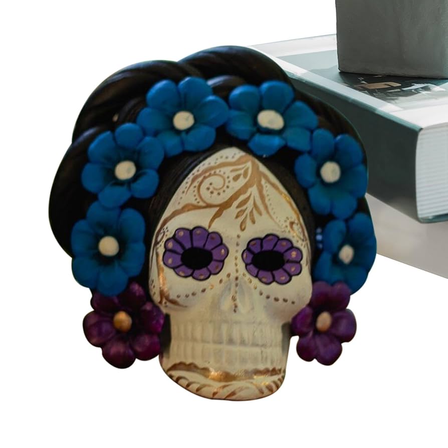 メキシコ雑貨 オアハカ製黒泥頭蓋骨 置物 希少 工芸品 メキシコ雑貨 オアハカ製黒泥頭蓋骨 置物 希少 工芸品