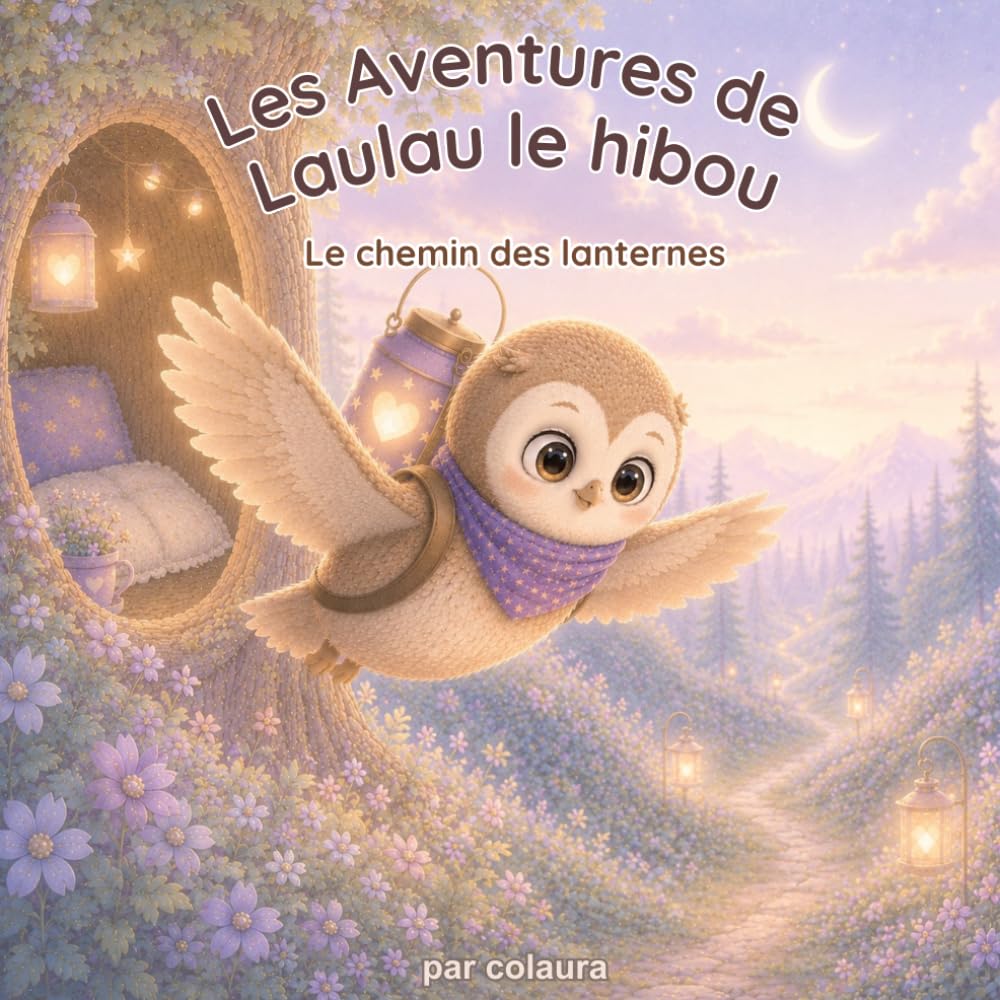 Les aventures de Laulau le hibou : Le chemin des lanternes: Histoire illustrée pour enfants - Idéale pour le rituel du coucher