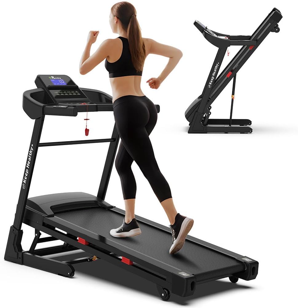 Caminadora Eléctrica Plegable YATON 3.5HP, Inclinación 0-15%, 400 lb