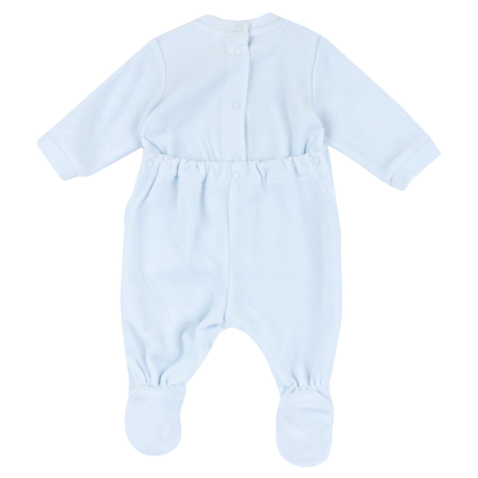 Chicco, Tutina Neonato, con Comoda Apertura sulla Schiena e a Patello con Bottoncini, in Calda e Morbida Ciniglia, Lavabile in Lavatrice, Abbigliamento Neonato 0-24 Mesi, Idea Regalo Nascita