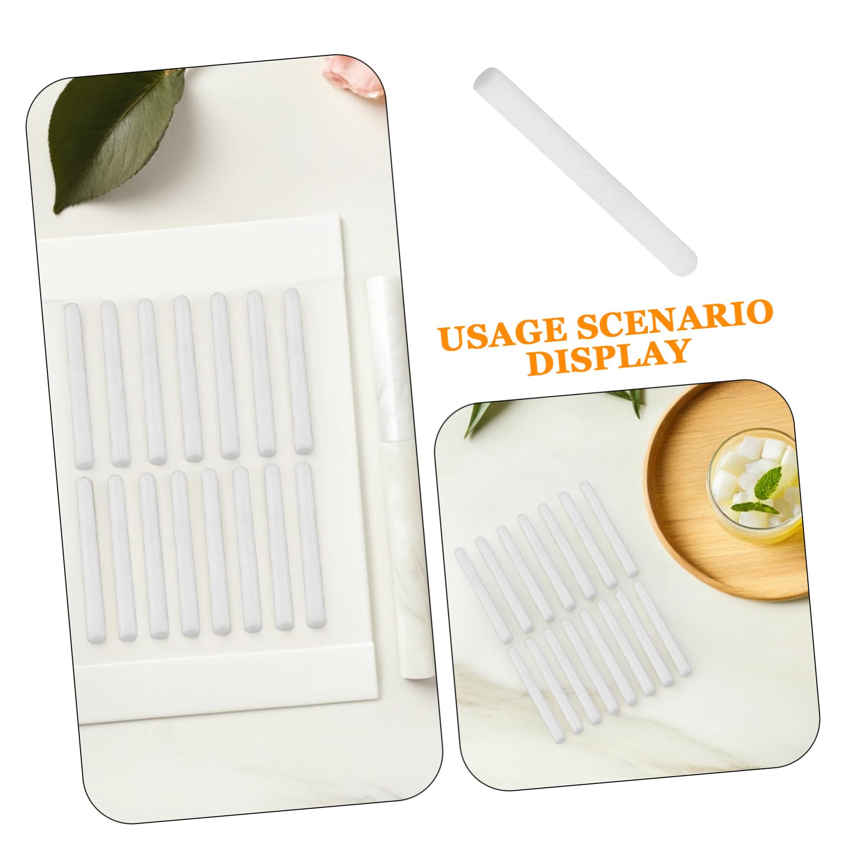 PACKOVE 15 Pezzi Bacchette per Diffusore in Cotone Bianco Assorbenti a Rapida Assunzione per Aromaterapia in Bagno o Camera da Letto