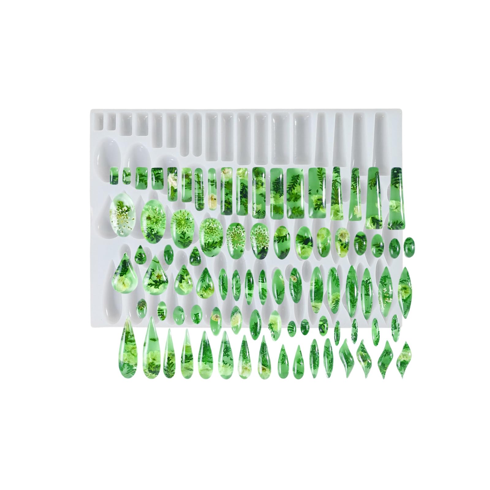 Moule en silicone pendentif goutte transparent pour bijoux DIY