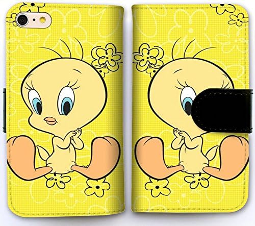 Custom Leather Flip Case Cover for iPhone 6 6S (4.7 inch) Tweety Bird Wallet Phone Case ufTR1976032