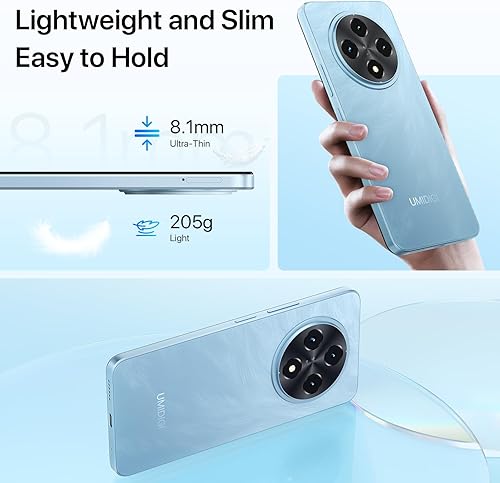 Miniatura 6 de UMIDIGI Teléfono celular desbloqueado G100 Android 14, 6.9 pulgadas HD+ 120 Hz, octa-core 16 GB +256 GB expandir 1 TB, teléfono inteligente