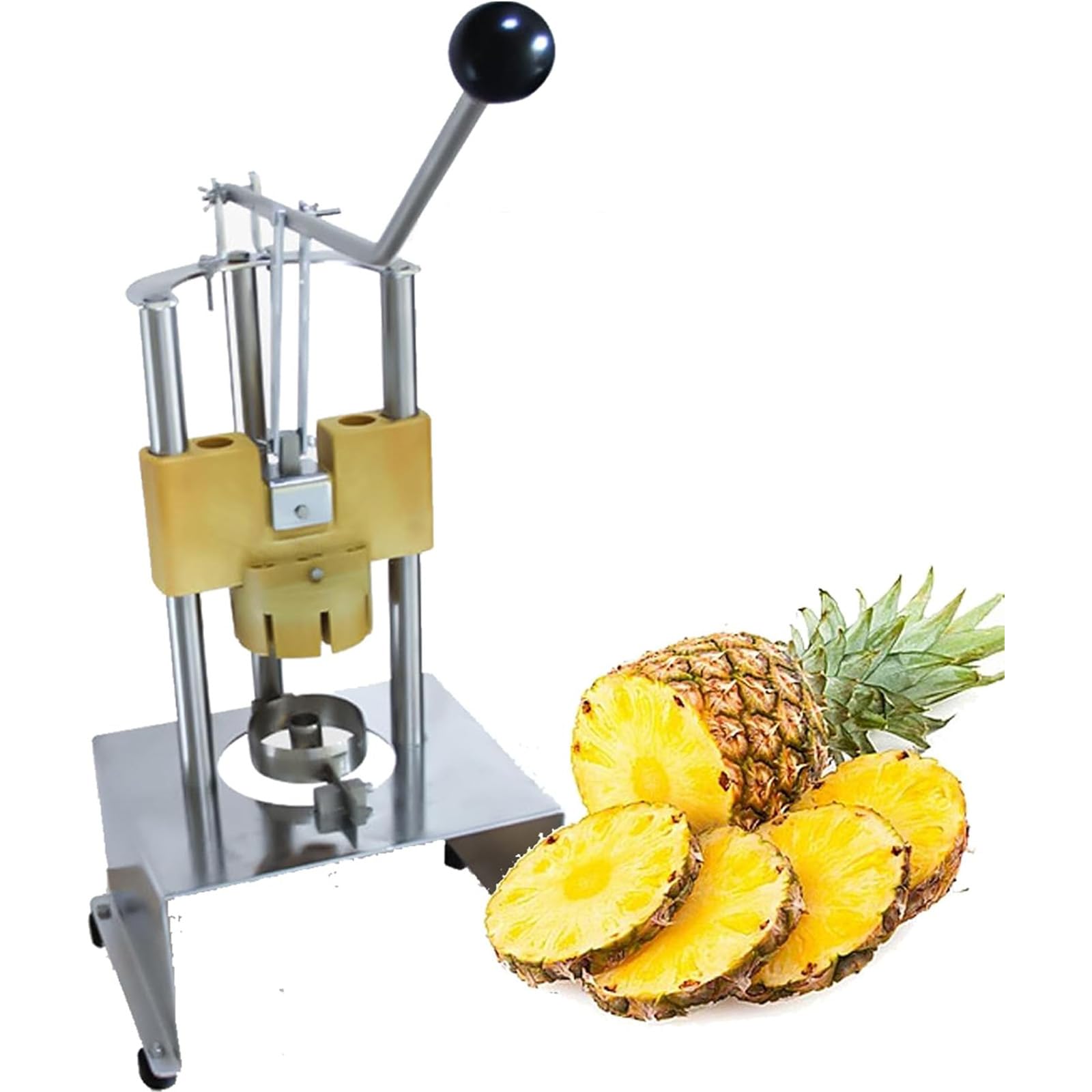 OLSKFUH Commercial Stainless Steel Pineapple Corer, Pineapple Peeler, For Home, Commercial, Supermarket Use,