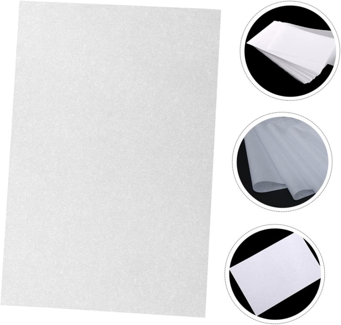 Veemoon 5Bags Tracing Paper for Calligraphy Practice Durable Lightweight for Art Sketching Total for Writing Supplies and Copying