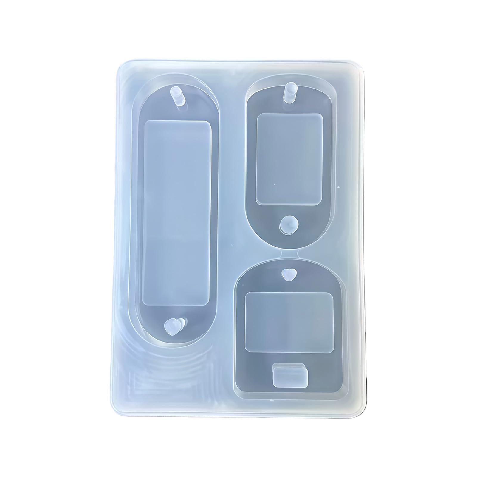 Moldes de silicona para pendientes con textura suave para manualidades de alta precisión