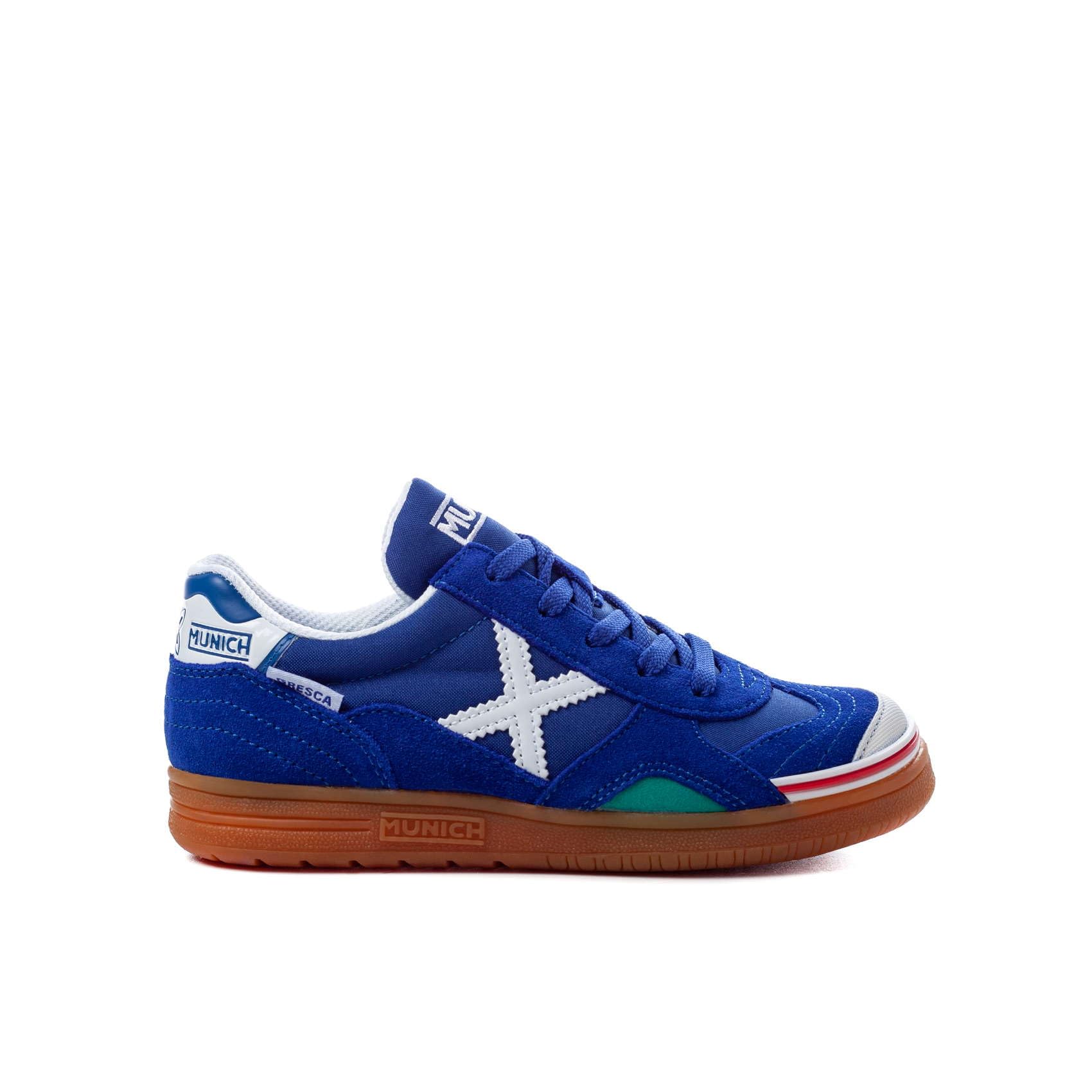 Munich Gresca Kid's, Zapatillas de deporte Unisex niños, Azul, 38 EU