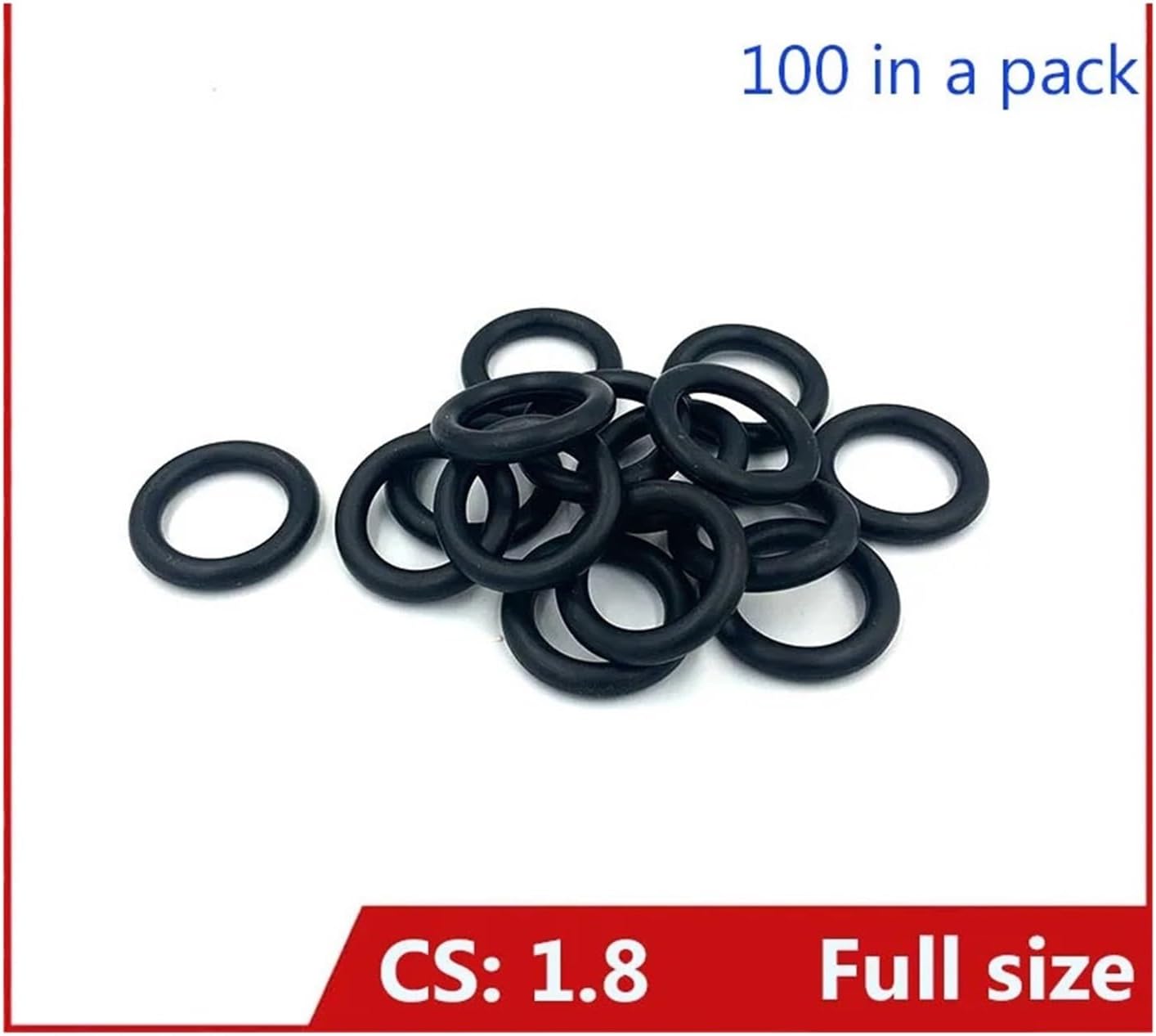 Seal Water Seal Gasket Washer,100Pcs in a Pack,ID 1.6mm - 30mm(ID 4mm)