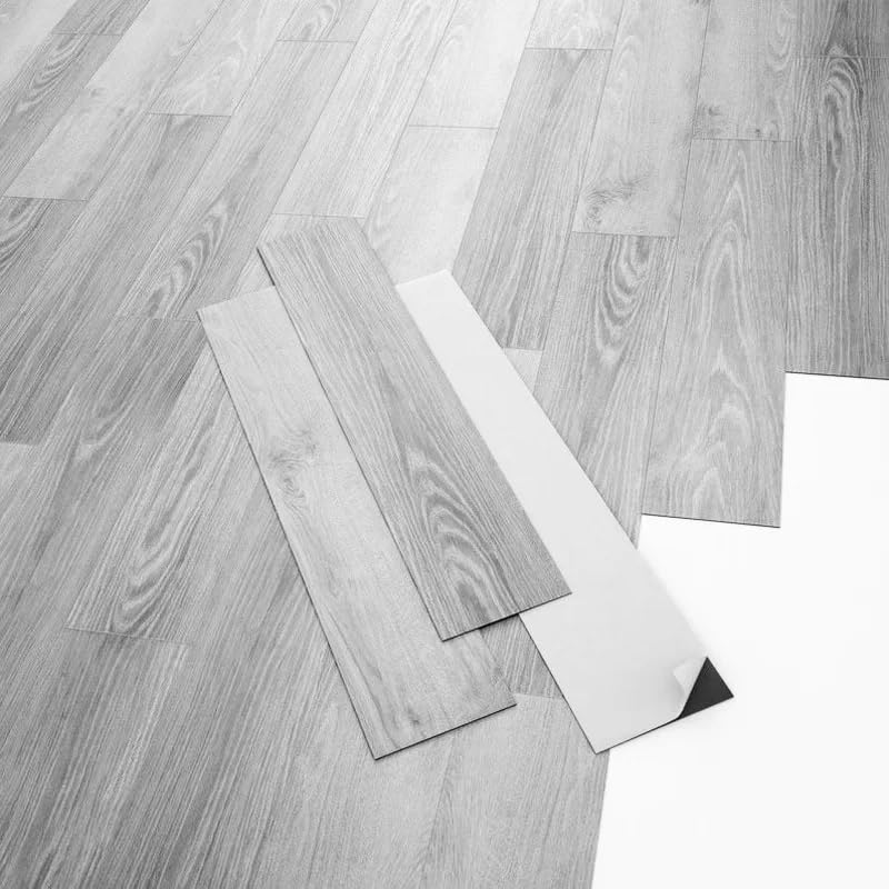 Pavimentos Arquiservi - Suelo Vinilo Autoadhesivo PVC - Caja (5m²) - Diseño Roble Gris - Impermeable y Antideslizante - Ideal para Hogar, Cocina y Baño