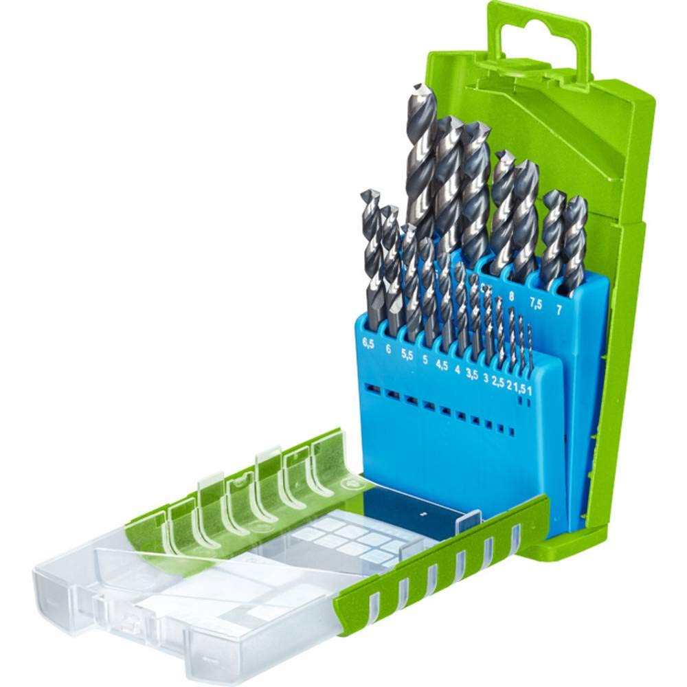 kwb Akku-Top set di punte per metallo HI-NOX, HSS - set di punte, 19 pezzi