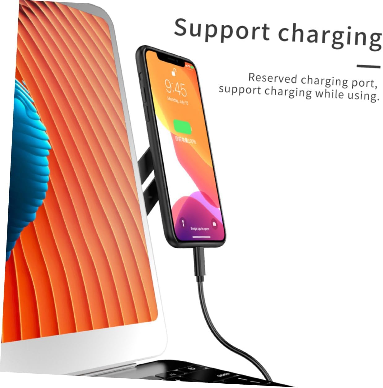 3pcs Magnetic Cellphone Mount for Laptop Side Mount Clip Fixed Clip Slim Monitor Support