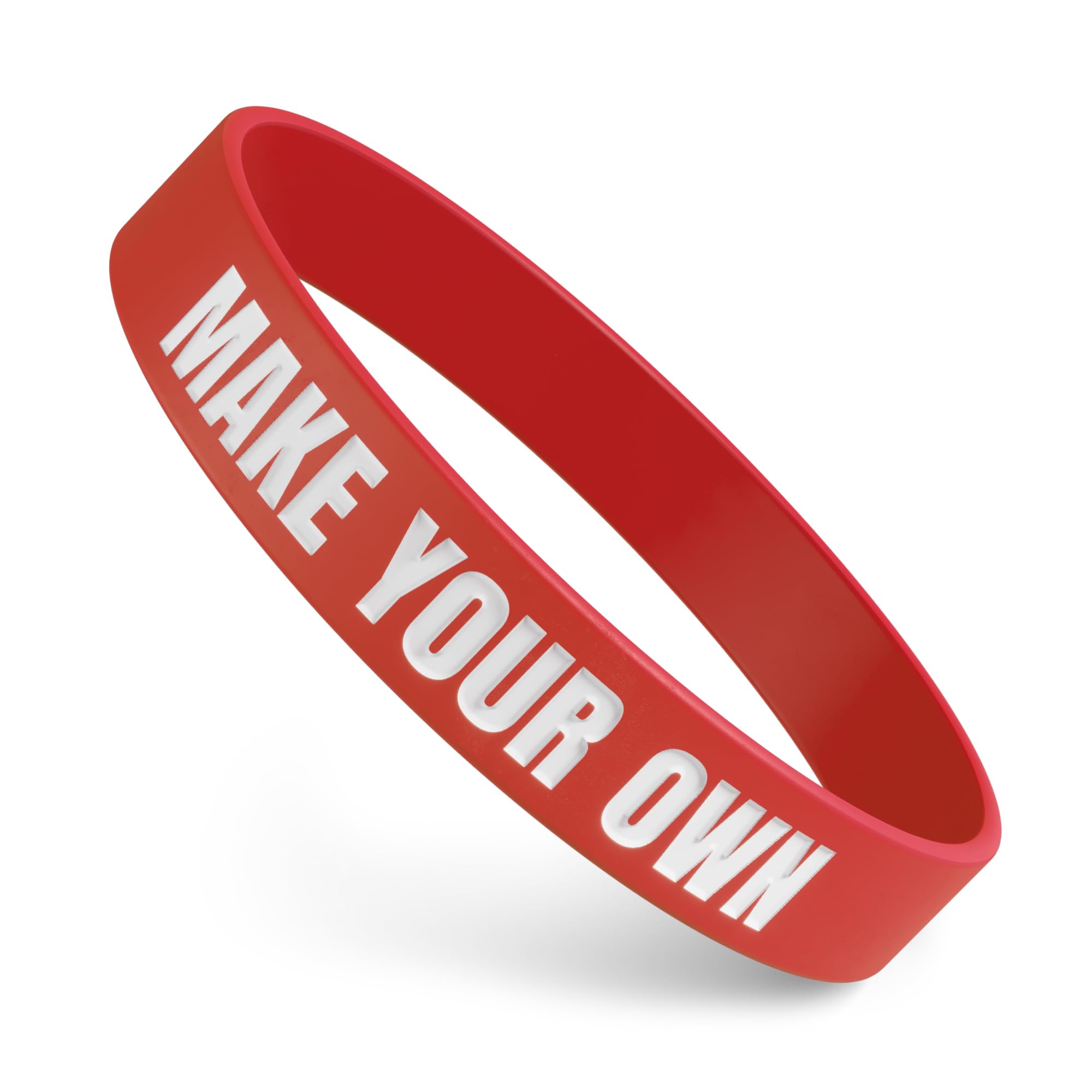 Custom Wristbands For Events, Fundraisers & Promotions | Add Text, Icons, & Logos | Bulk Rubber Bracelets | Classic 1/2” | 100% Silicone