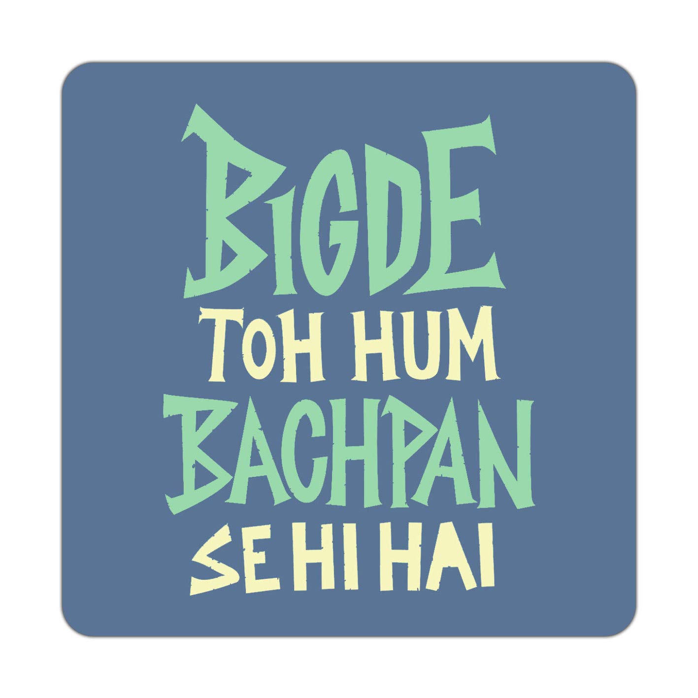 ASHVAH Attitude Coasters - Prints & Typography -4 ASHVAH Attitude Coasters - Prints & Typography -4