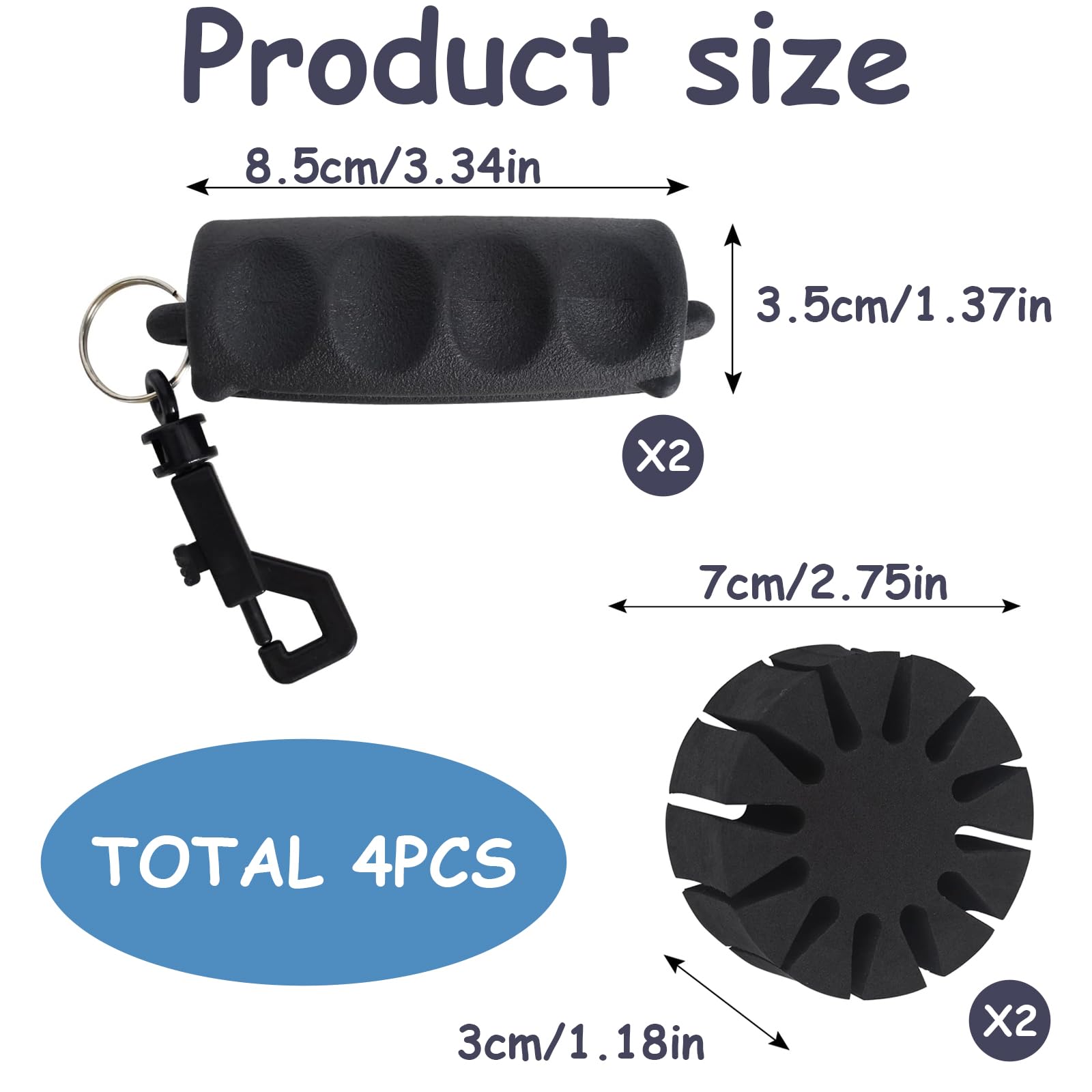 4 accesorios para tiro con arco – Extractores de flechas antideslizantes de goma y silicona con asa, separador de flechas y soporte para una extracción fácil y segura