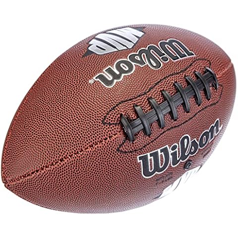 Wilson American Football, Recreational, Standard Size, MVP OFFICIAL, Brown, WTF1411XB Cover