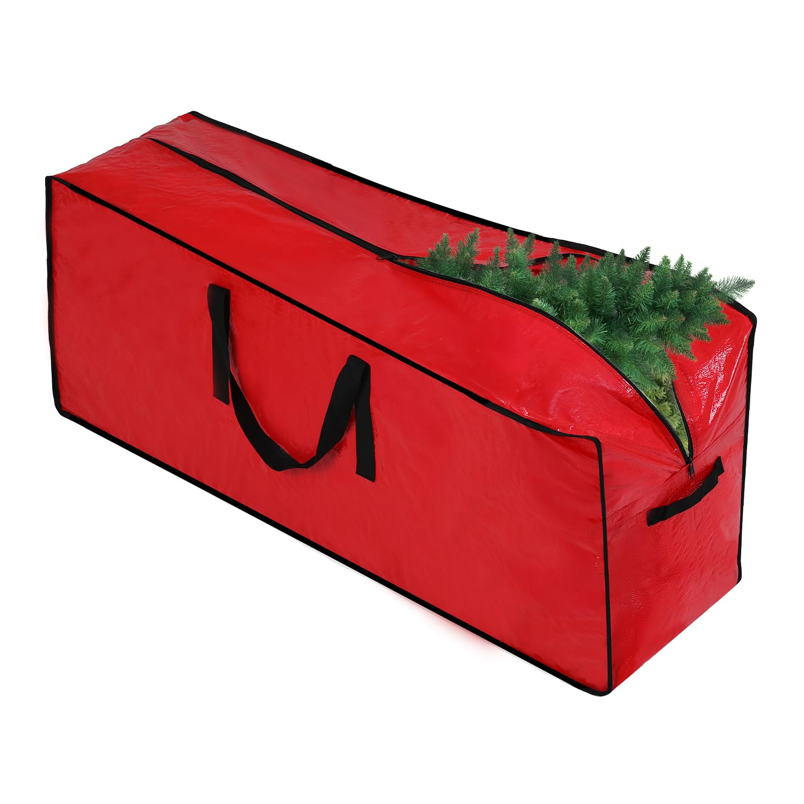 BIEBOS Artificial Large Christmas Tree Storage Case Bags With Handles,Fits Up To 7 Ft Artificial Trees Zippered Bag Protec...