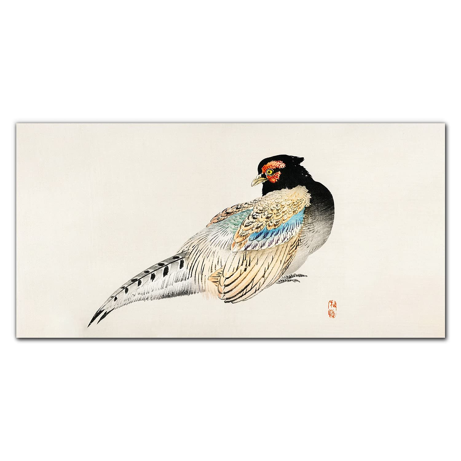 Crédence de cuisine en verre trempé 120x60cm oiseau pour protection murale