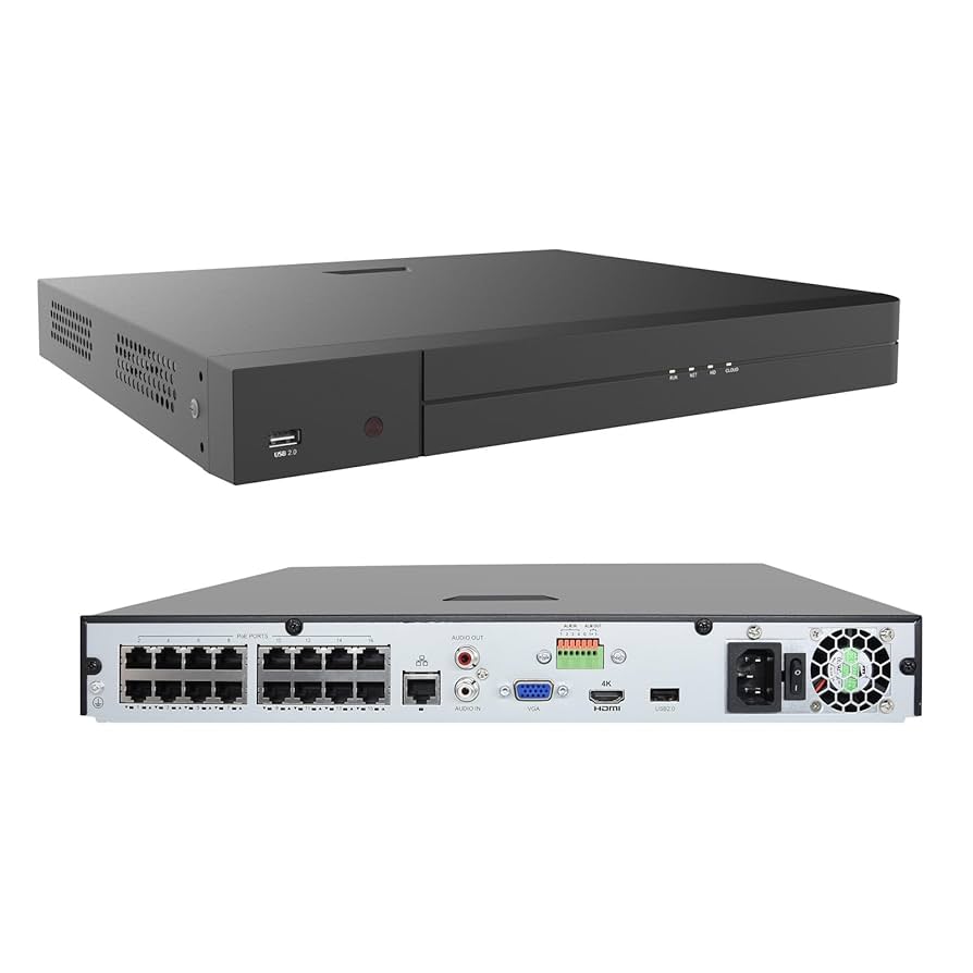 Hikvision ネットワークビデオレコーダー 16Ch POE NVR Amazon.com : Vonnision 16 Channel 4K PoE Network Video