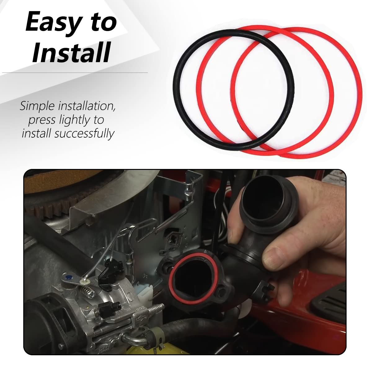 ZAMDOE 796184 Kit di ricostruzione per la revisione del carburatore per Briggs & Stratton 698787 699900 699521 698777 699813 692138 per Craftsman da 11HP a 19HP 210807 212702 212802 Carburatore