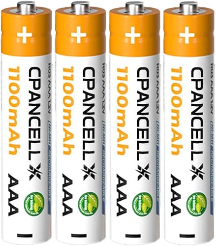 Miniatura 1 de CPANCELL Pilas recargables AAA 1100mAh AAA batería recargable NiMH (4 unidades)