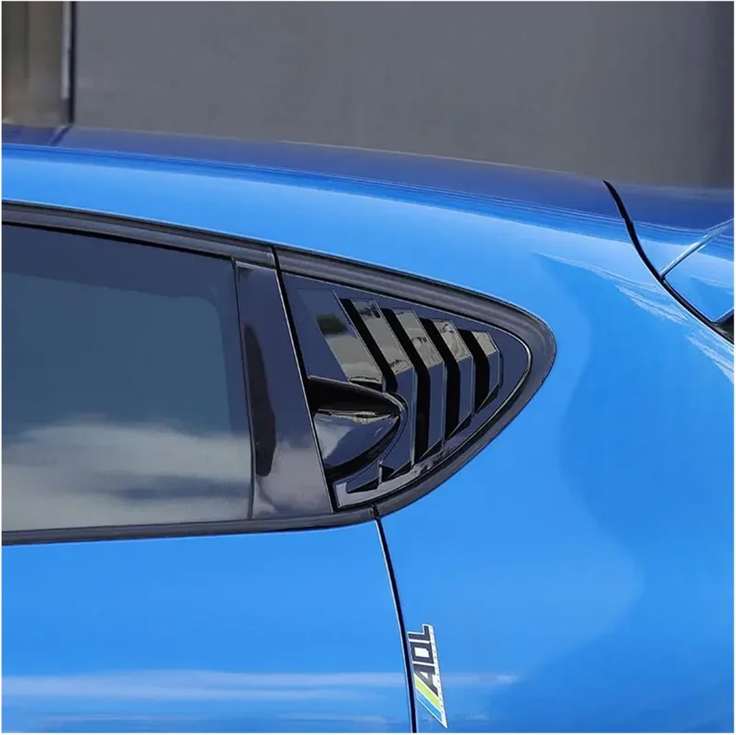 Compatible With SEAT Leon MK2 2008-2012 ABS Carbon Fiber Rear Window Triangle Shutter Deflector - Stylish Car Accessory(Carbon fiber pattern)