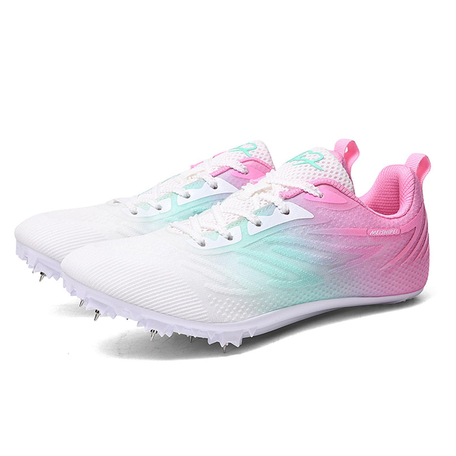 Zapatillas de Atletismo Mujer con 7 Clavos, Zapatos Correr Ligero Resistente ara Running Sprint Salto Largo,Training al Aire Libre