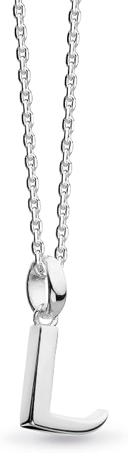 Kit Heath Sterling Silver Initial Necklace of 40.6-45.7 cm