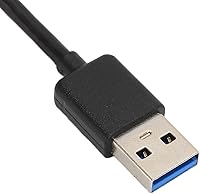 Vista 9 de Hilitand Unidad de DVD externa, portátil USB3.0 CD DVD Drive CD ROM Rewriter Laptop Caja de unidad óptica compatible con PC de escritorio Linux OS X