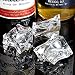 Produktbild bar@drinkstuff Künstliche Acryl-Eisstücke, Deko-Eiswürfel für Dekorationen, 1 kg, Beutel mit 60 Stück (ca.)