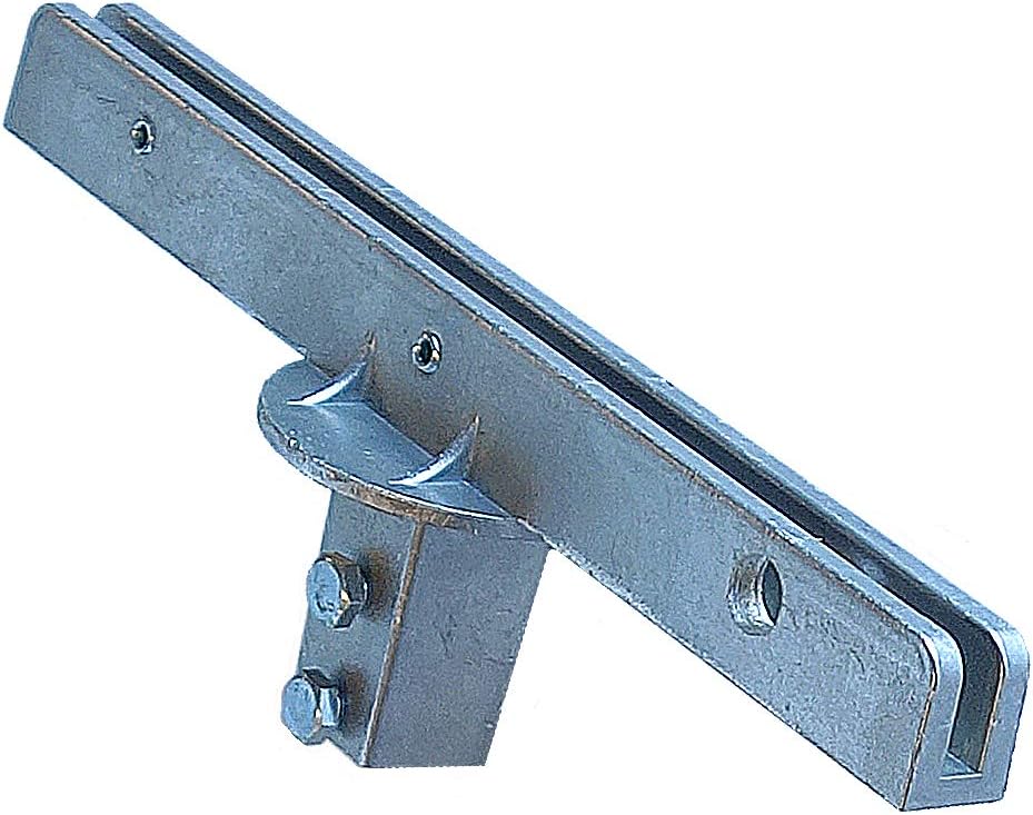 5 1/2" slot - U-Channel Post Street Sign Bracket (parallel), Bracket Options=Flat Sign in 5.5 inch slot