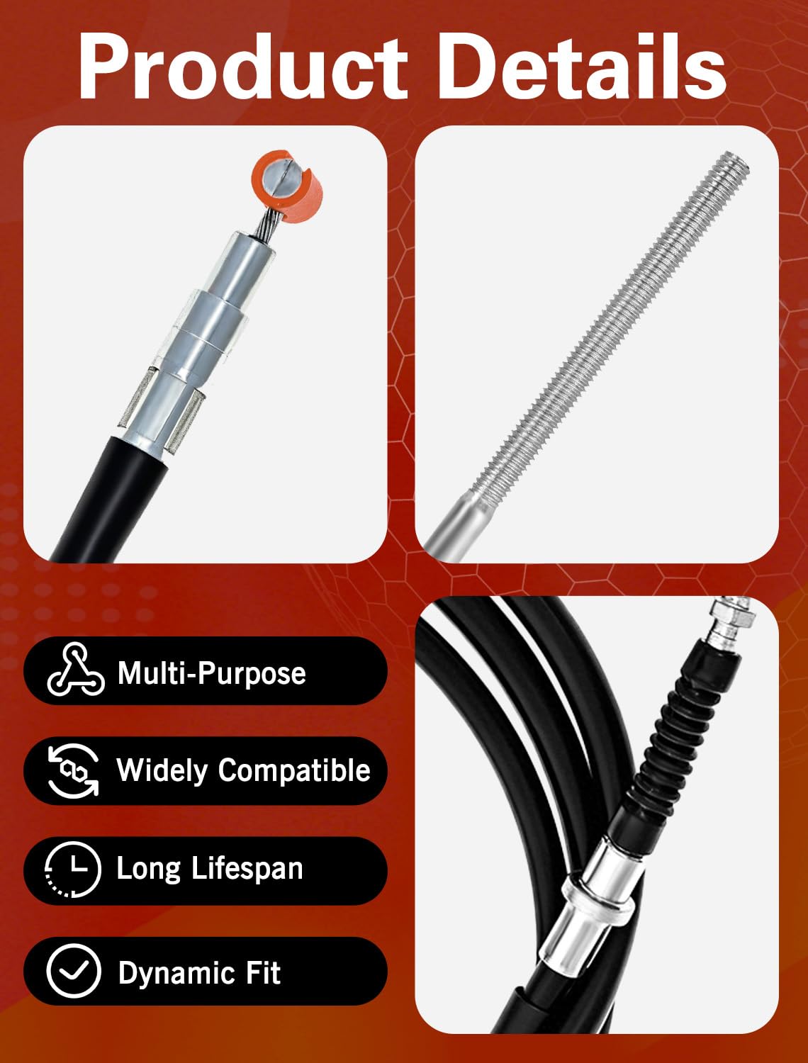 Amazon.com: Rear Hand Brake Cable Replace for Honda TRX500 Foreman