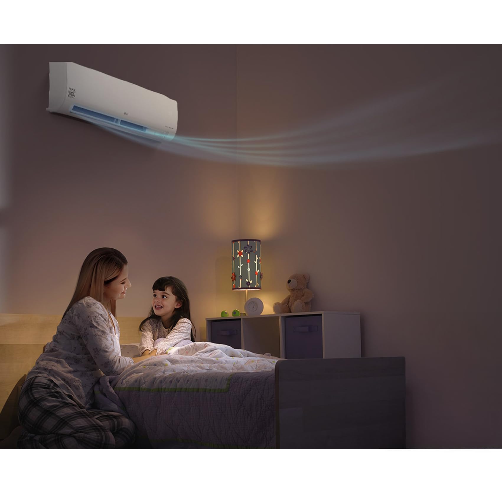 LG Climatiseur Multi Split Libero Smart WiFi 9 000 + 9 000 Btu, DualCool Inverter, R32, Clim avec Chauffage et Refroidissement, Comfort Air, Filtre Double Protection