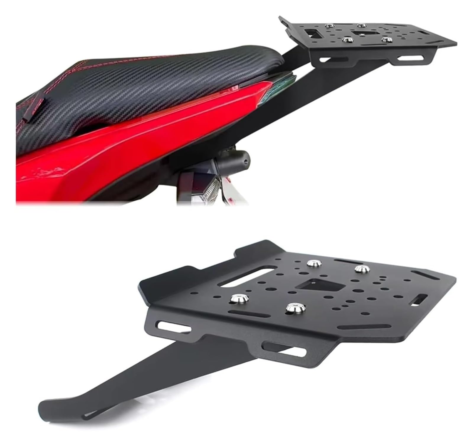 Motocicletas portaequipajes Trasero para Z125/Pro 2016-2023 2024 2025 Portaequipajes Trasero para Motocicleta Soporte para Maletas