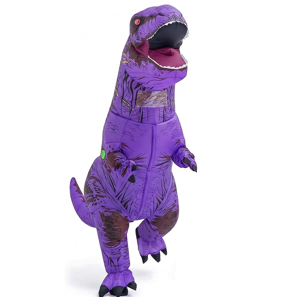 Rysotowy Nadmuchiwany kostium dinozaura dla dorosłych, nadmuchiwany kostium T-rex, zabawna impreza, kostium dinozaura, fantazyjny kostium na Halloween