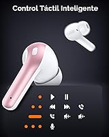 Vista 7 de TAGRY Auriculares Bluetooth Verdaderamente Inalámbricos Auriculares 60H Reproducción Pantalla LED de Energía Audífonos con Estuche de Carga