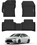 Tapis de sol & Cargo Liner pour 2021 2022 2023 2024 2025 2026 Envisagez toute la protection météorologique TPE Linges de sol en caoutchouc pour 2026 Accessoires de tapis automobile, noir