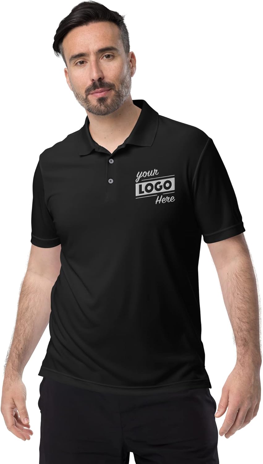 Embroidered Logo | Custom Personalized Polo Shirt for Men & Women, Short Sleeve Sports Golf Tennis T-Shirt - Image 2