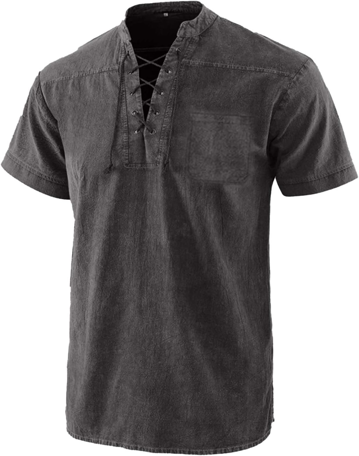 T Shirts for Men UK Short Sleeve Button Down Men's T-Shirts Tie Dye Notch Neck Pullover Basketball Shirts Gym Tops for Men Regular Fit Henley T Shirt Mens